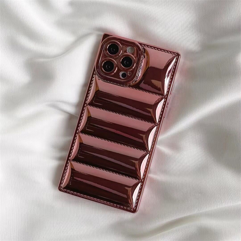 Electroplated Down Jacket Straight Edge Square For Protective Cover - Image 5