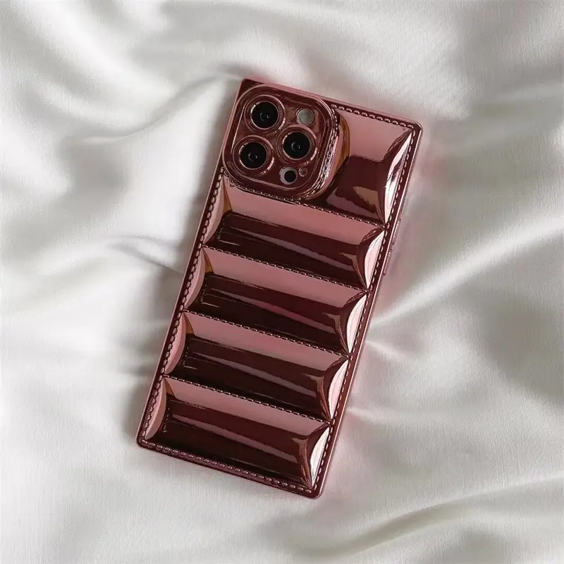 Electroplated Down Jacket Straight Edge Square For Protective Cover