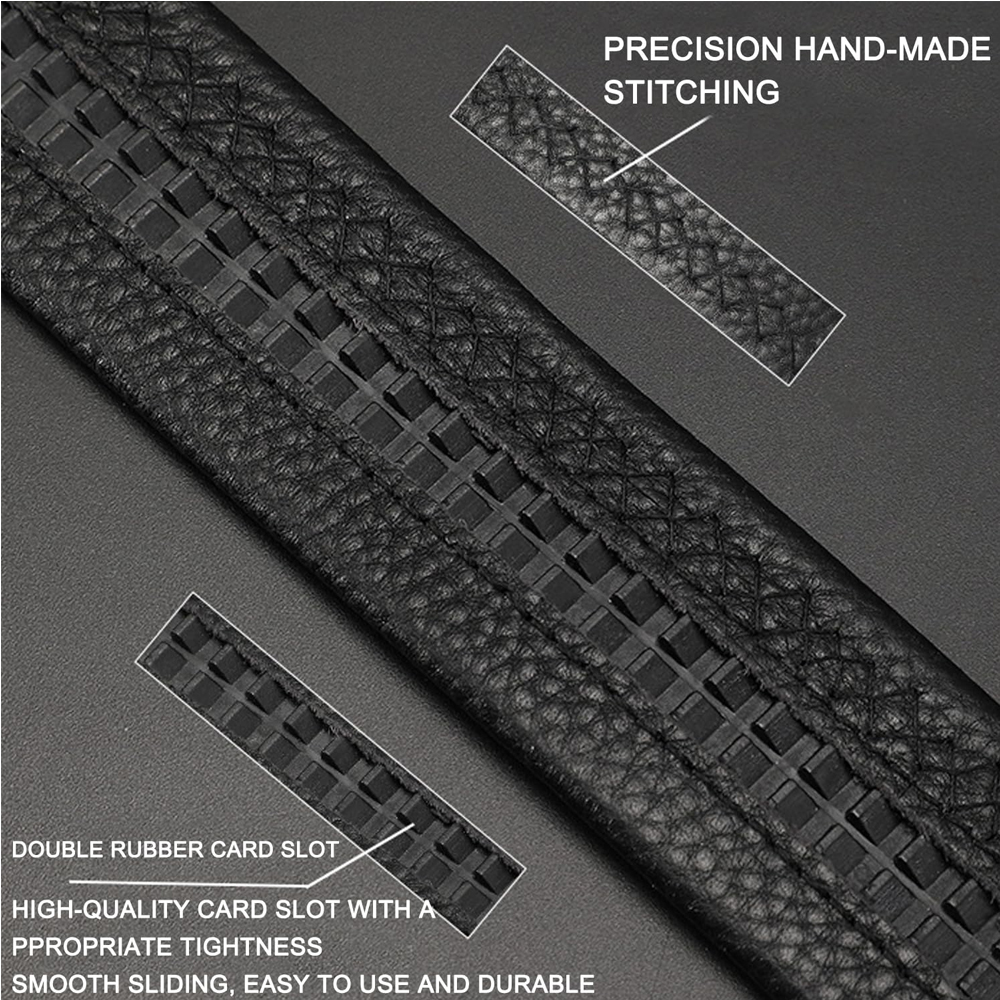 Men Belt Belt For Men Business Casual Formal Occasions Belt With Automatic For Formal Work Or Casual — foto 6
