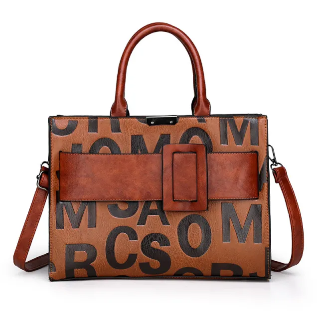 Quality Leather Women Shoulder Crossbody Bags Ladies Travel Bag Brown - Shop at LoveMi