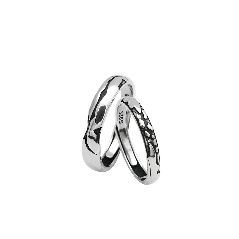 Title 3, Couple Fashion Sterling Silver Ring