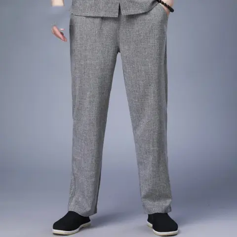 Woodpecker Middle-aged and Elderly Loose Men's Pants Spring