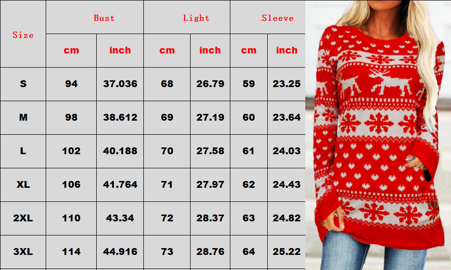 Title 1, Fashion Loose Bottoming Shirt Elk Snowflake Print