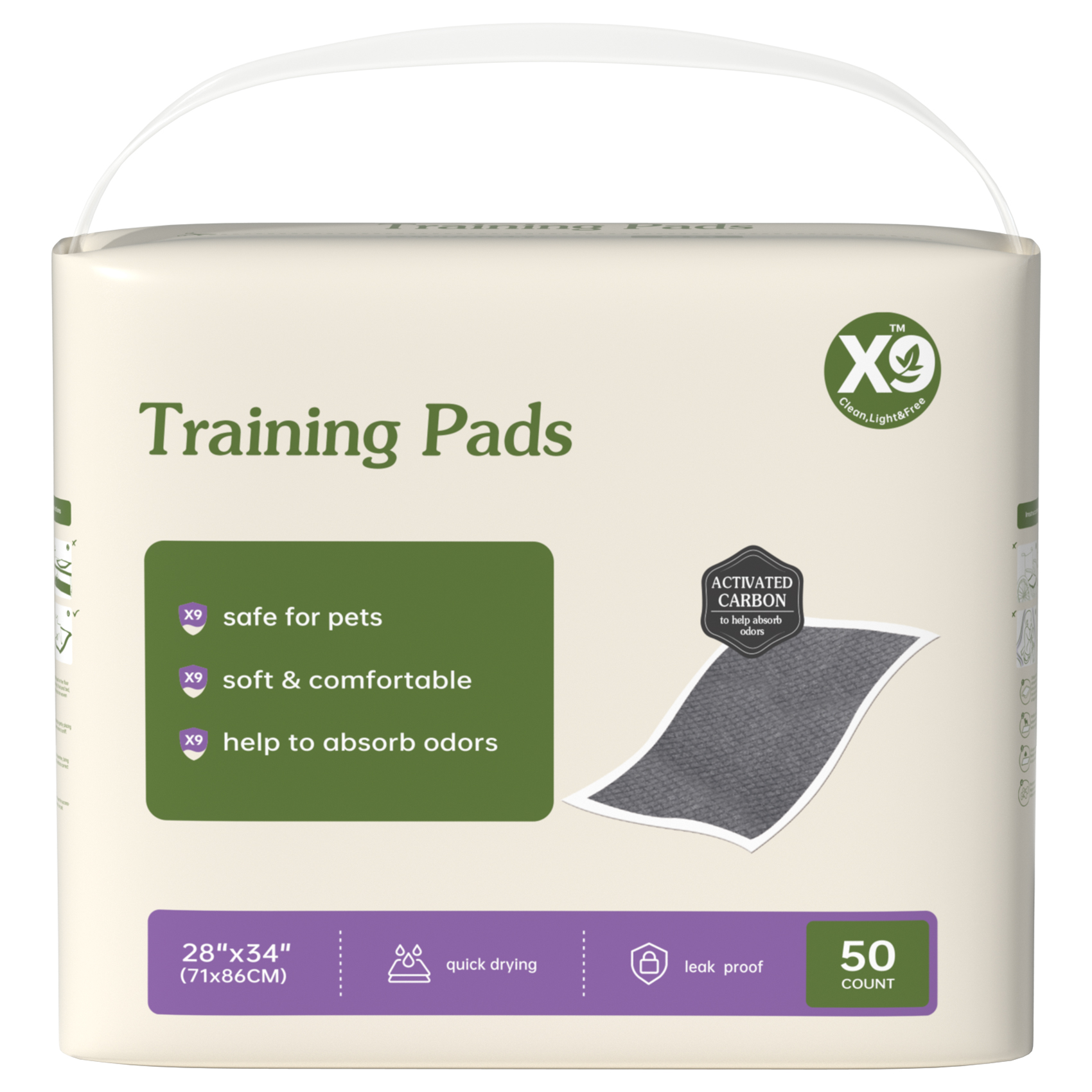 Activated Charcoal Dog Pads 3