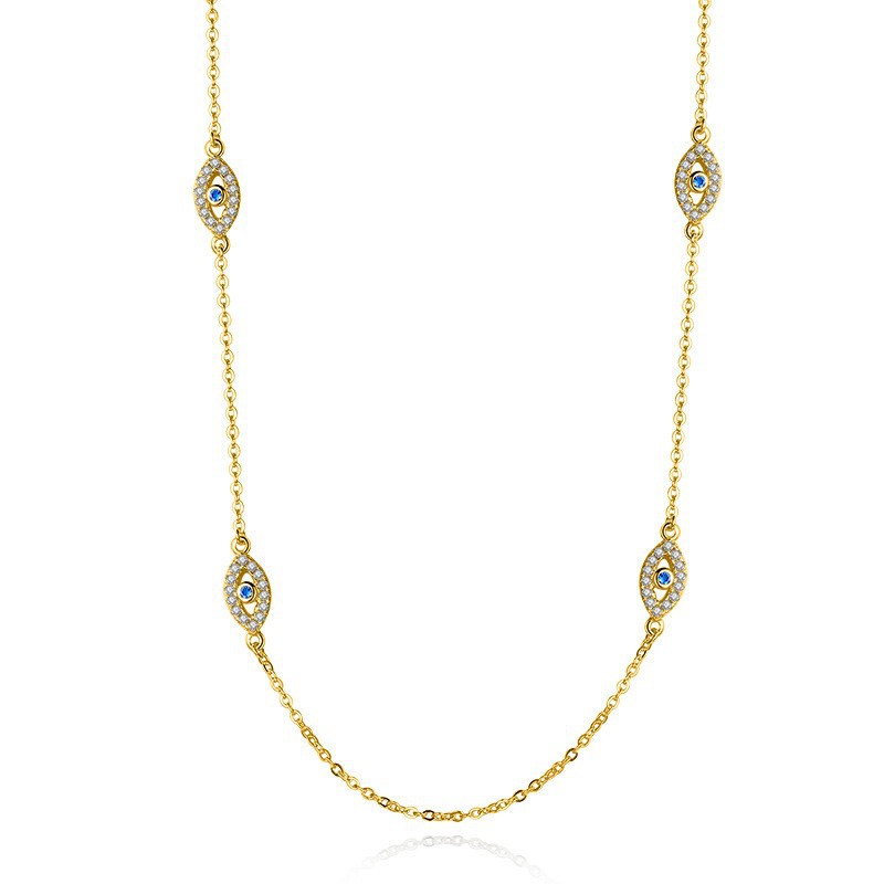 Women's Fashion Simple Eye Pendant Necklace