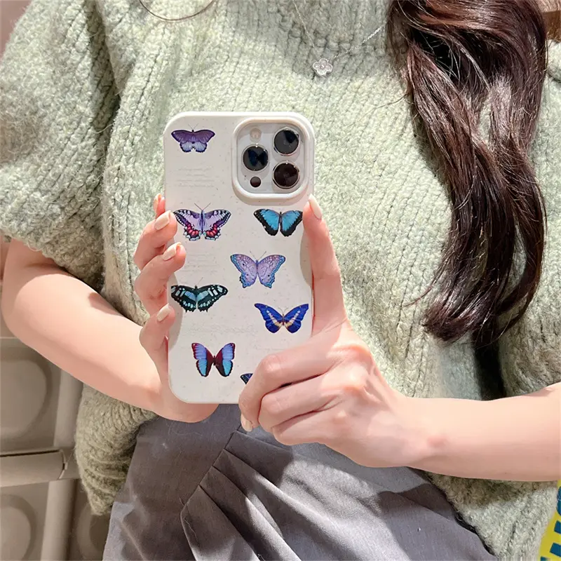 Simple And Colorful LOVE Cute Phone Case With Anti Drop Silicone Niche