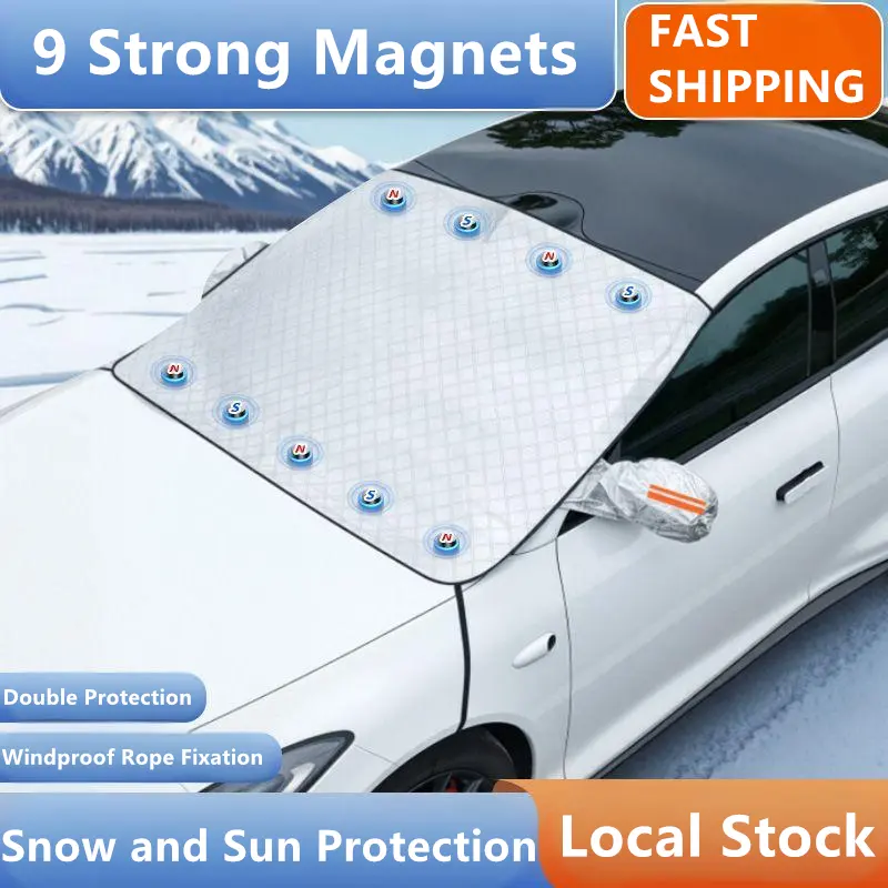 9 Magnetic Car Windscreen Windshield Frost Ice