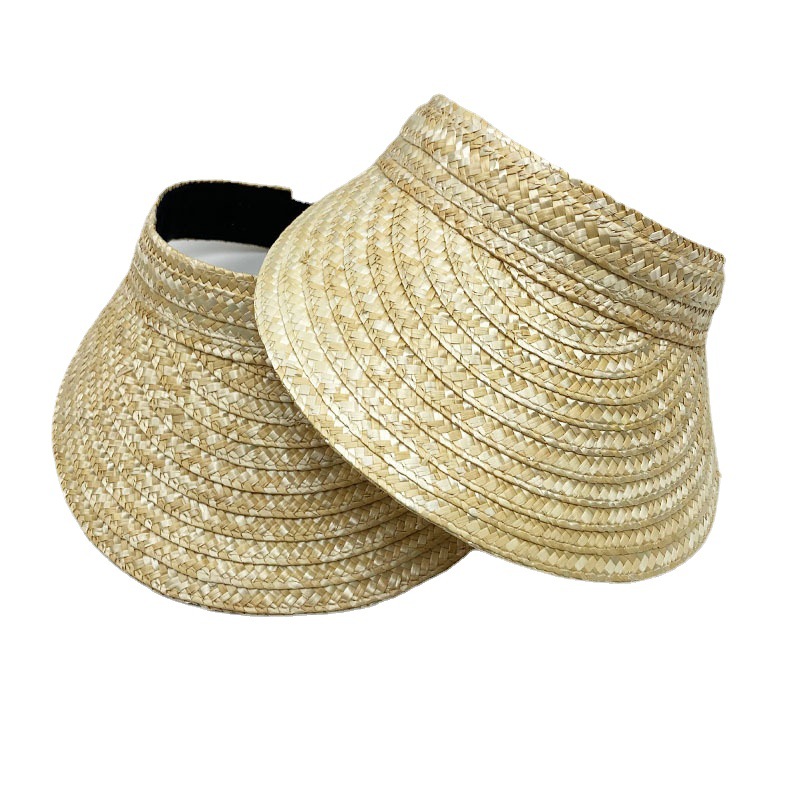 Women's Outdoor Topless Sunshade Straw Hat