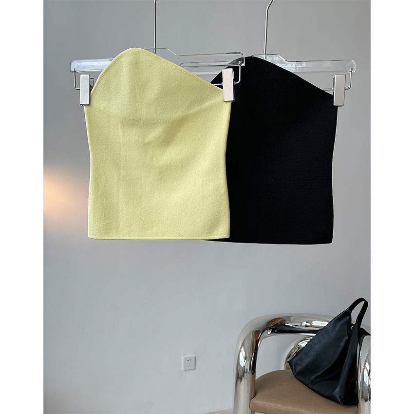Ice Silk Basic Tube Top Bottoming Knitted Elastic Slim Body Wrap