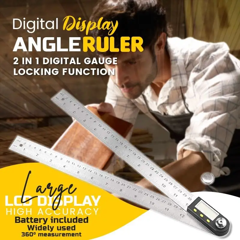 Stainless Steel Digital Display Angle Ruler Supply