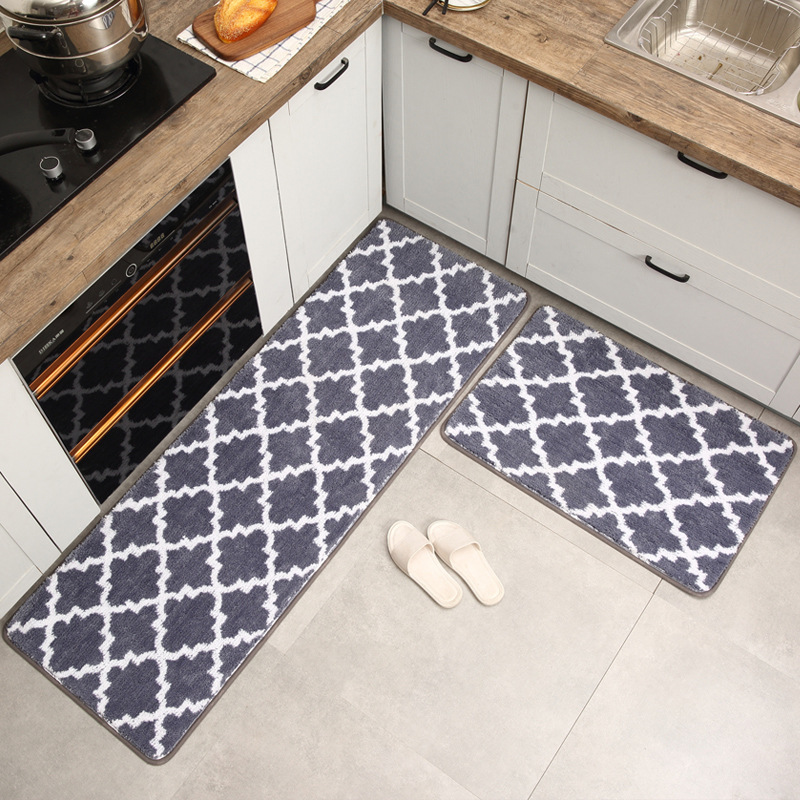 Title 2, New Nordic Stylelong Strip Kitchen Floor Mat Ba...