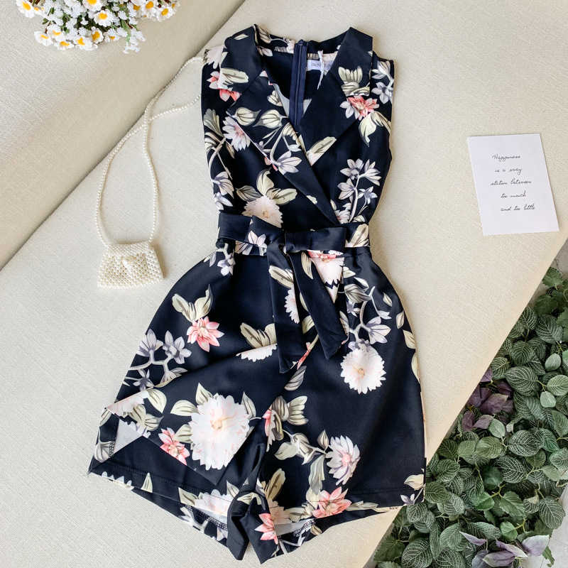 Floral Sleeveless Jumpsuit, picture 5 of 5