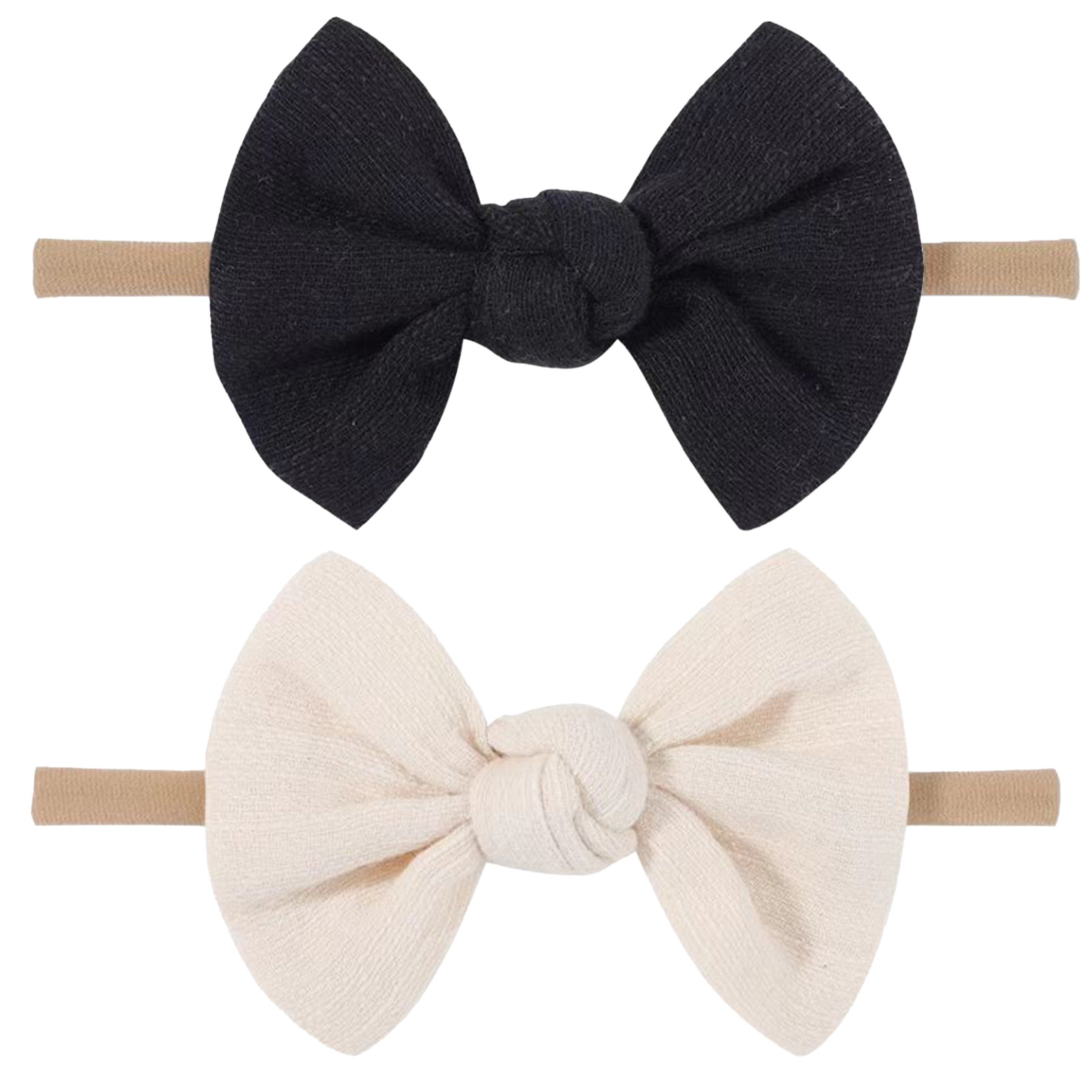 Soft Headbands Baby Girls Nylon Headband With Hair Bow Hairbands Hair Accessories For Newborn Infant Toddler Kids — foto 10
