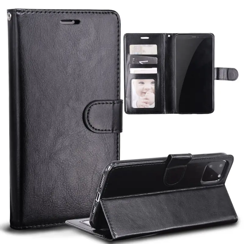 Pattern Frame Crystal Card Protection Phone Case