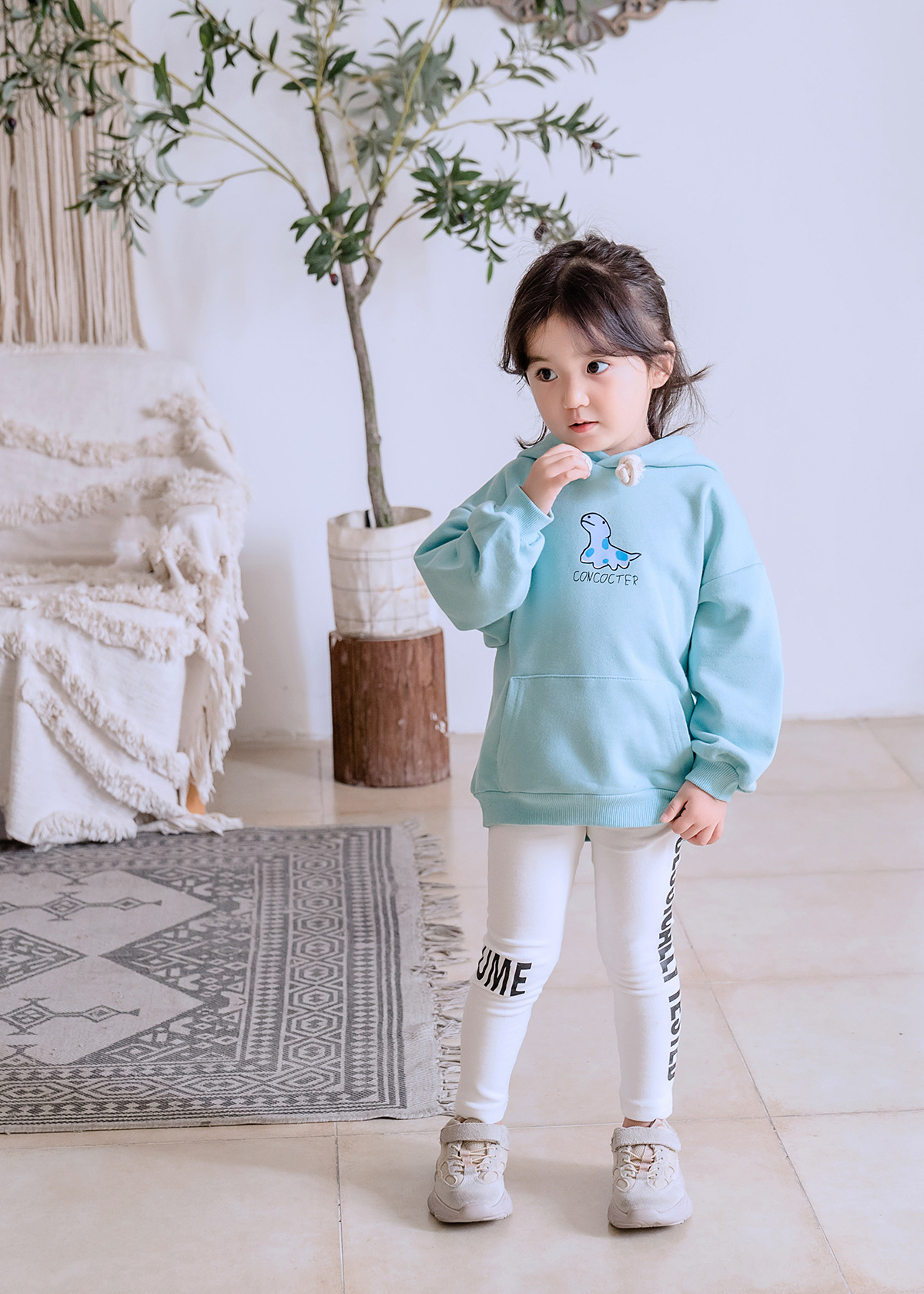 Autumn And Winter Parent-child Wear Hooded Sweater Couple Wear