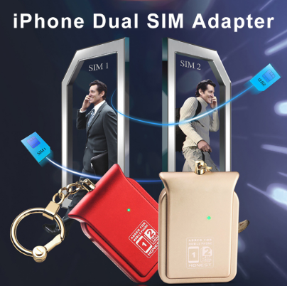 Title 1, Dual SIM Dual Standby Adapter Privezak za Ključ...