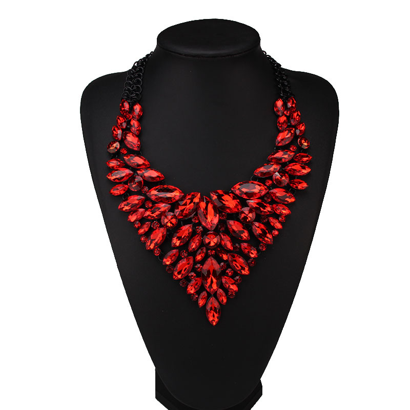 Alloy Rhinestone Necklace Luxury Full Diamond Sweater Chain — foto 7