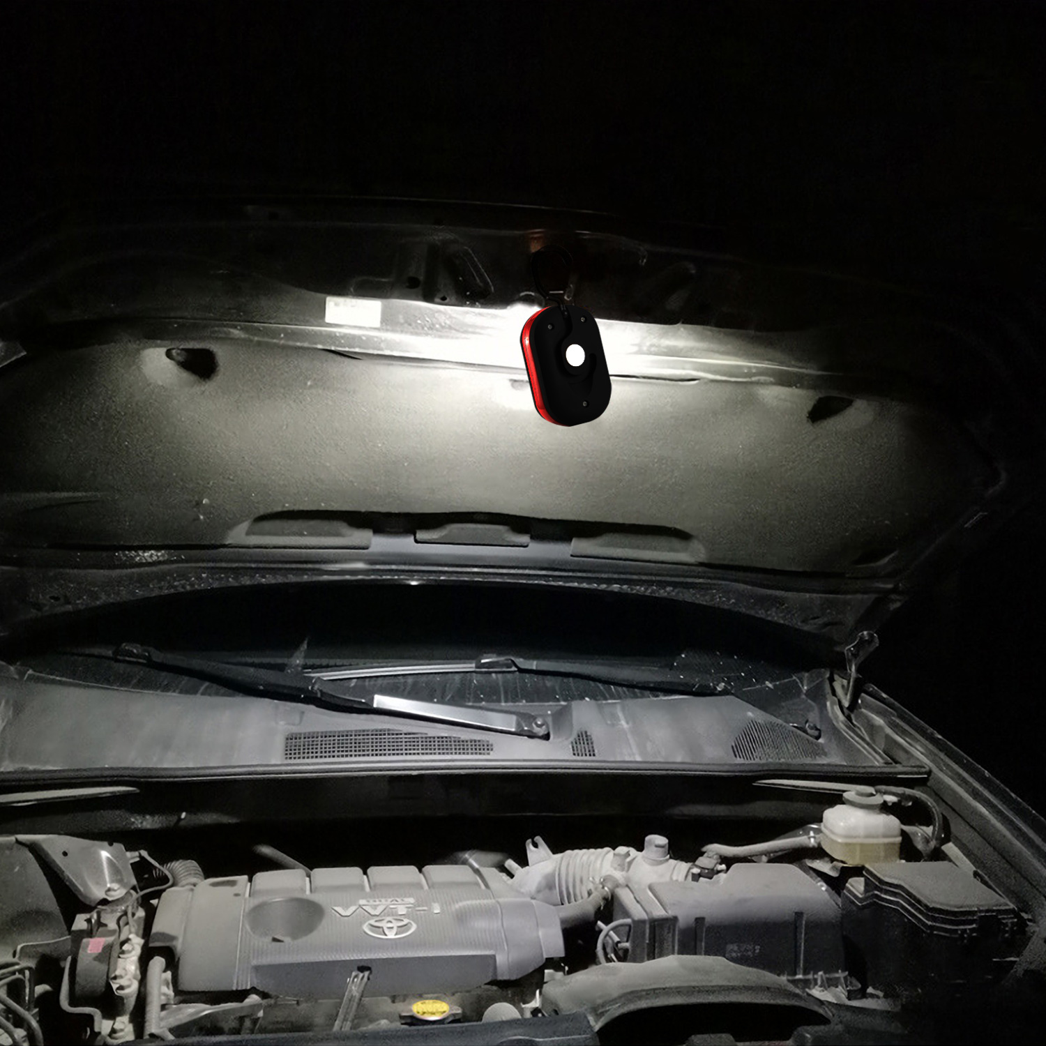 1Pc Magnetic LED Work Light With Hook Compact Flashlight For Camping Hiking Emergency - Image 6