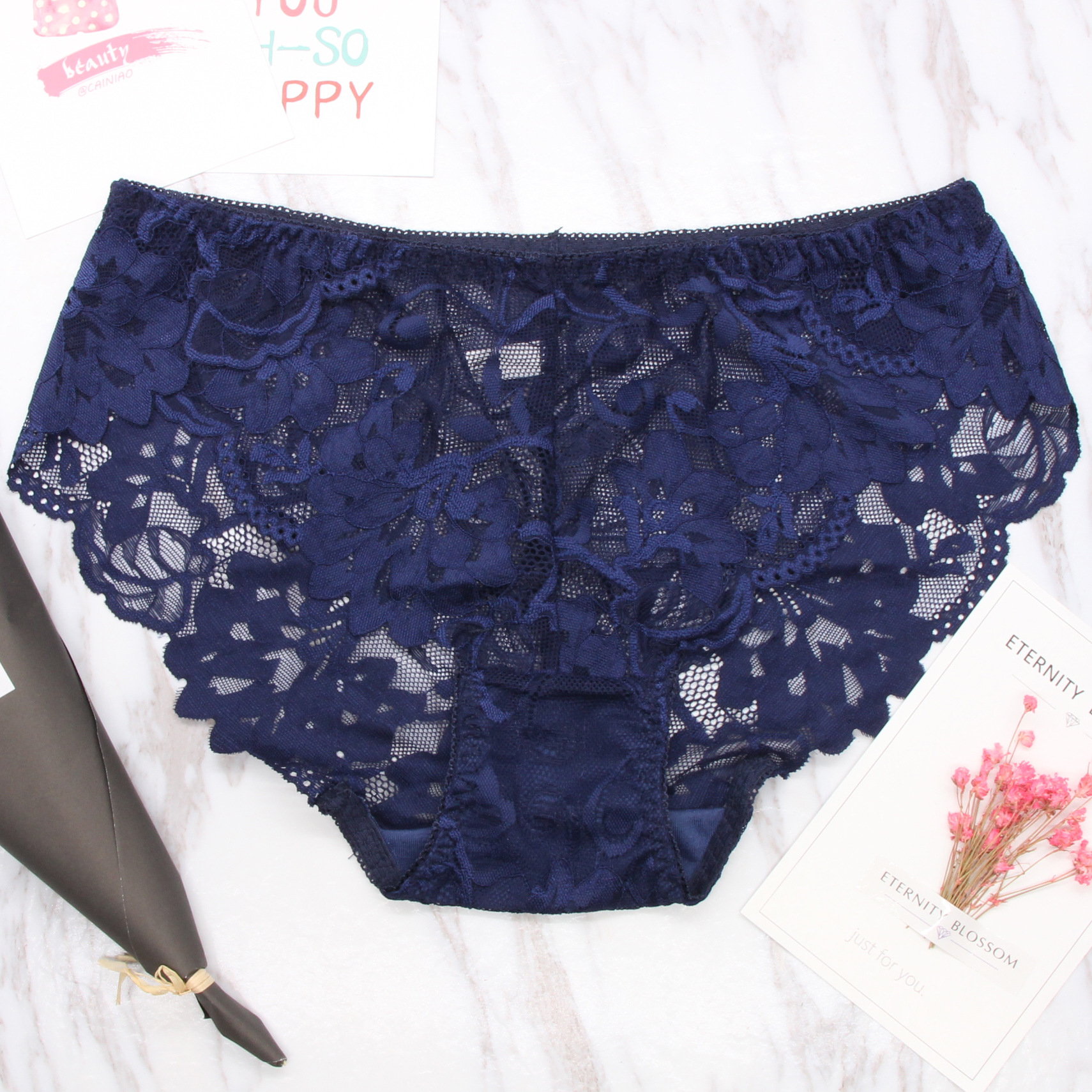 Title 1, Transparent mesh lace seamless underwear offeri...