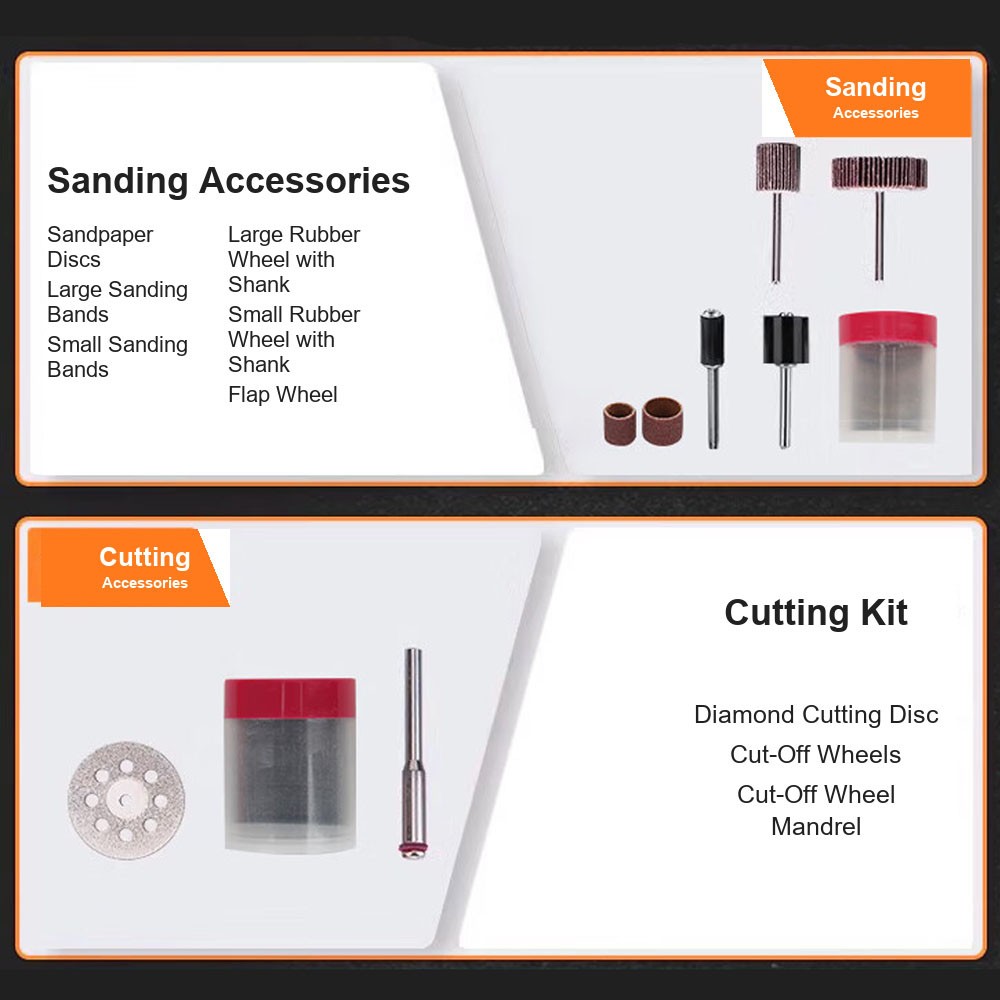 418pcs Rotary Tool Accessories Kit Set Perfect For Cutting UK — image 7