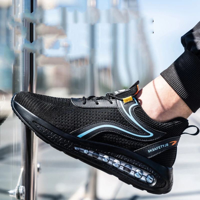 New Anti-smashing And Anti-penetration Labor Protection Shoes Men's Lightweight And Wear-resistant