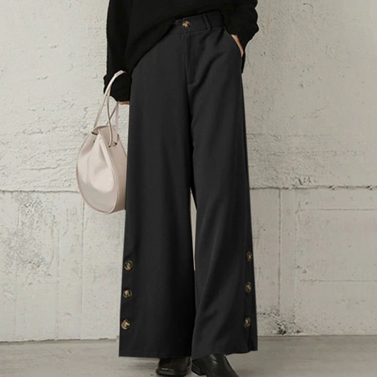 Title 3, High-waisted Trousers Loose-fit Urban Casual Sp...