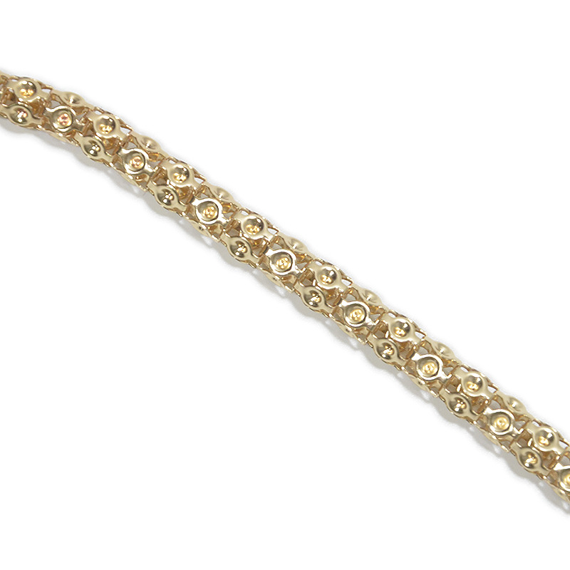 Ladies Metal Rhinestone Inlaid Thin Waist Chain