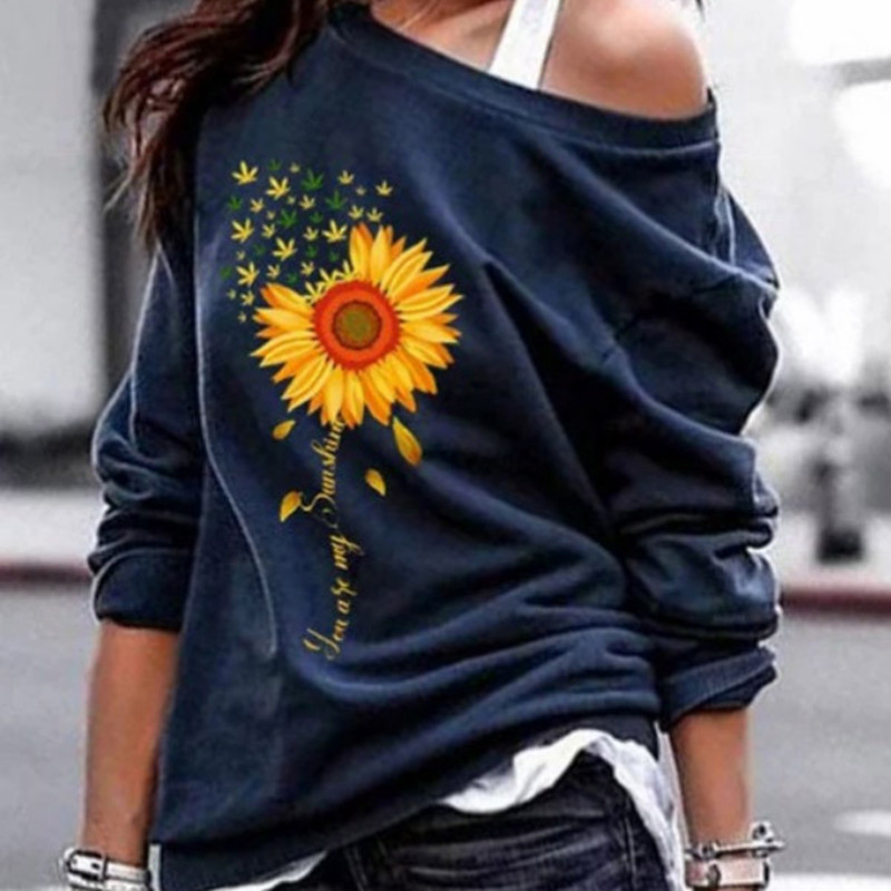 Women's Fashion Casual Round Neck Long Sleeve T-Shirt