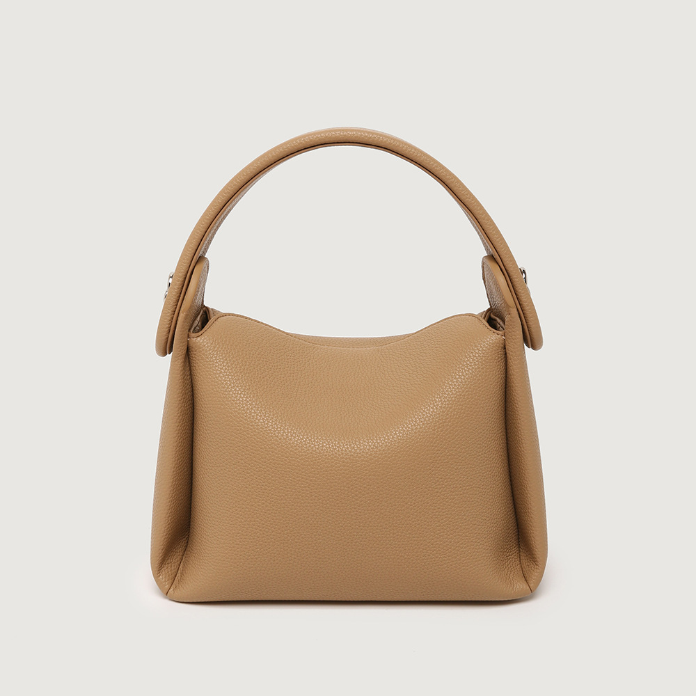 Large Capacity Soft Cigarette Box Bag For Spring And Summer 2025, Simple And Versatile Pillow Bag, Commuting Handbag, Single Shoulder Crossbody Bag - Milk Tea Color