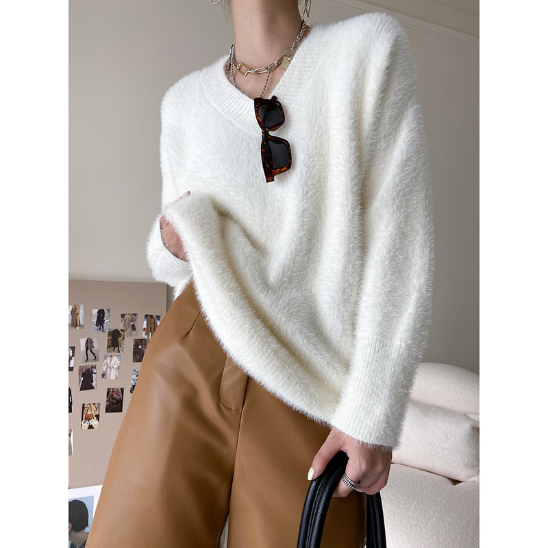 Title 3, New Style Plush Loose Sweater For Autumn And Wi...