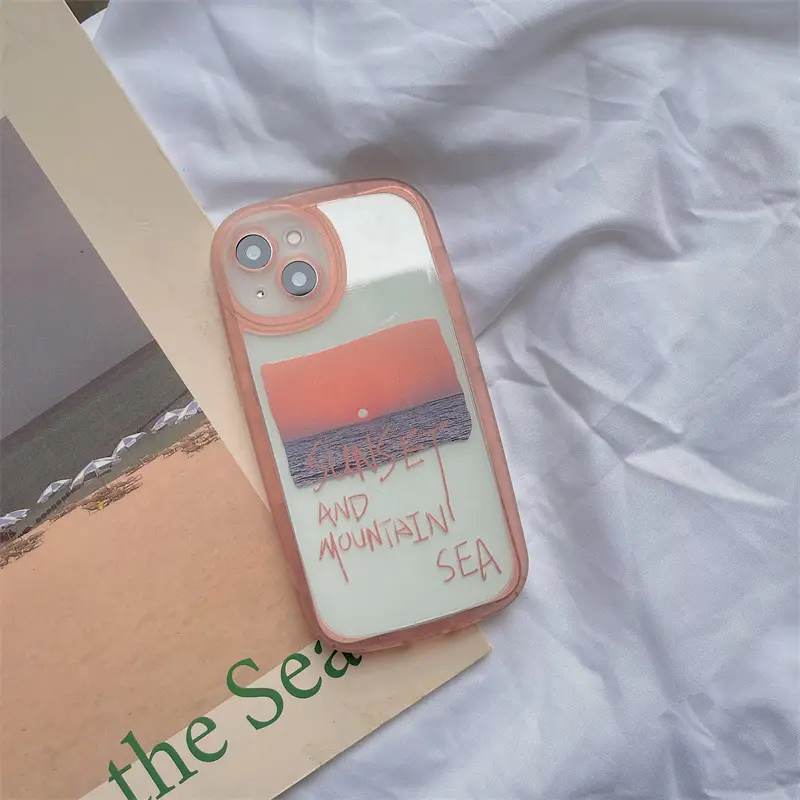 Sunset Mountain And Sea Art