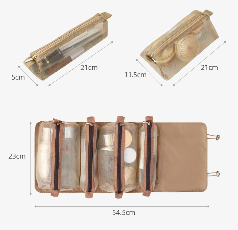 4 In 1 Storage Bag,Horizontal Square Function Dustproof Storage, Applicable Scenes Bedroom Living Room Travel Storage Scenes Travel Storage, Makeup Storage, Bathroom Storage, Toiletries