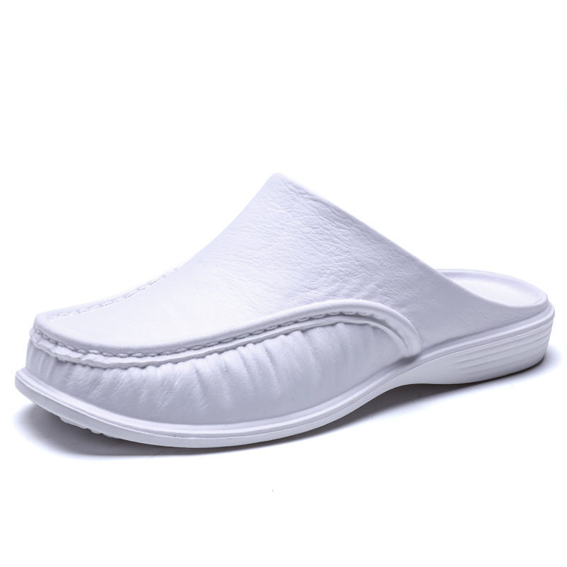 Half Slippers Baotou Men's Shoes Sandals Can Wash Feet Slippers Sandals And Slippers