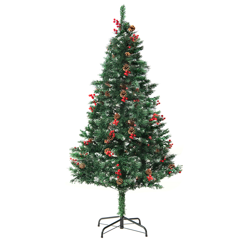 Christmas Tree PVC Artificial Snow Mall Window Decoration Cedar Christmas Decoration Supplies