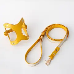 Fashion Vest Type Traction Rope For Walking The Dog - S Bright Yellow Set - View 1