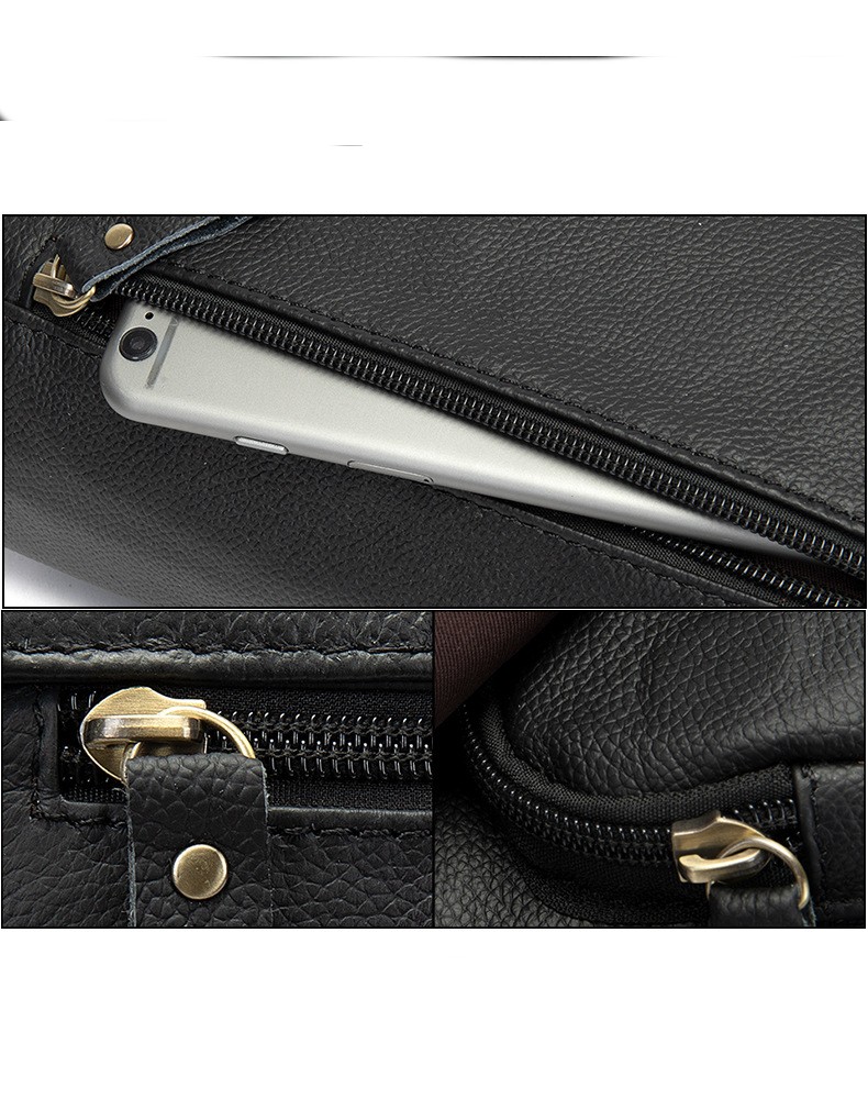 European And American Leather Shoulder Bag For Men