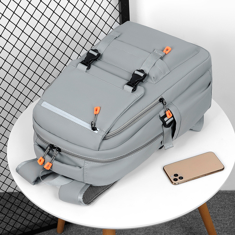 Fashion Personality Men's Casual Trend Backpack Grey - Shop at LoveMi