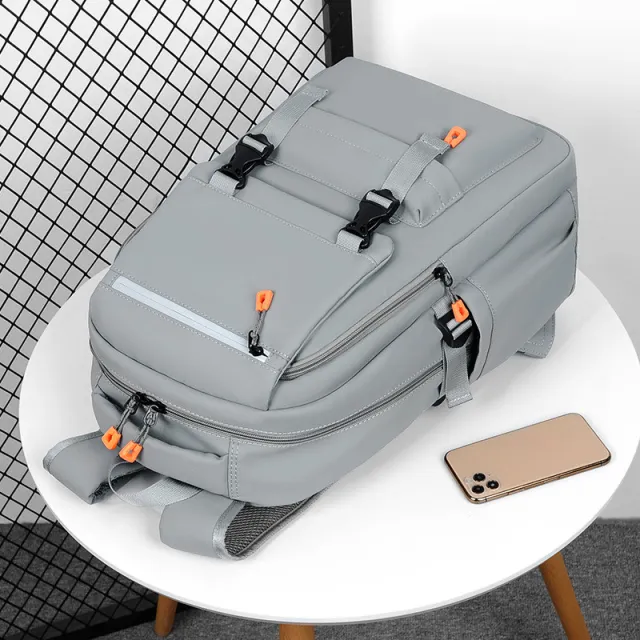 Fashion Personality Men's Casual Trend Backpack Grey - Shop at LoveMi