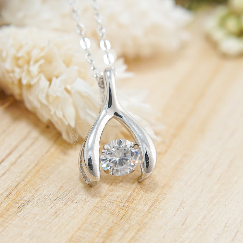 Smart Zircon Beating Heart Necklace
