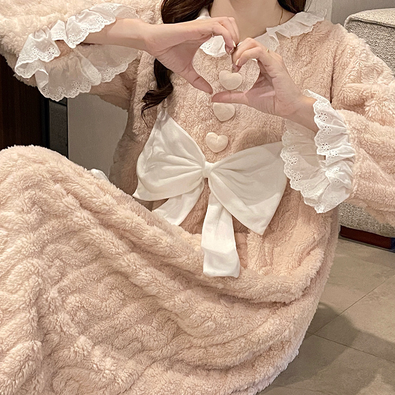 Title 2, Japanese Lovely Nightdress Flannelette Winter