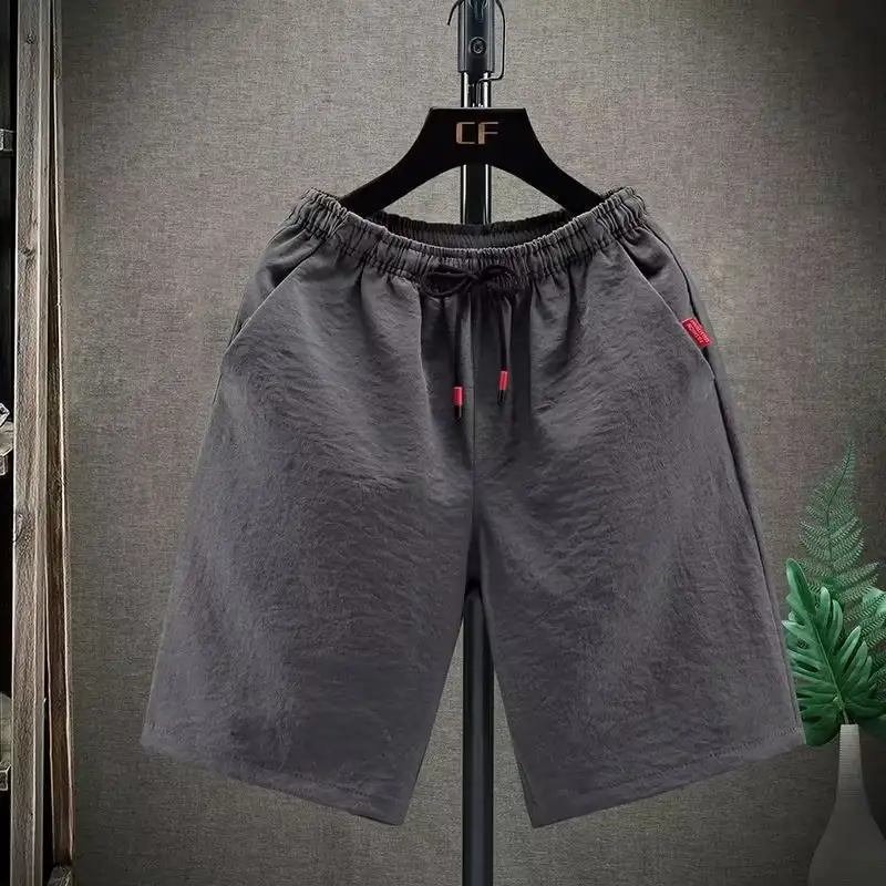 Shorts Men's Outerwear Thin Quick-drying Breathable Ice Silk