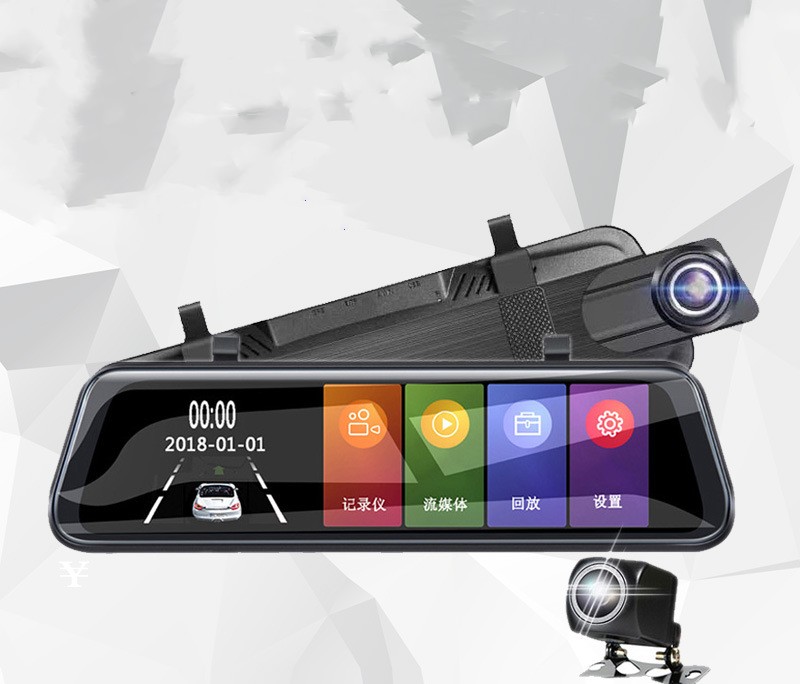 Streaming Dashcam HD Rearview Mirror Dual Lens Reversing Video - Image 5
