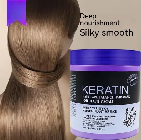 Lavender Non-Steamed Hair Care Nutrition Mask Multi-Effect Repair Manic