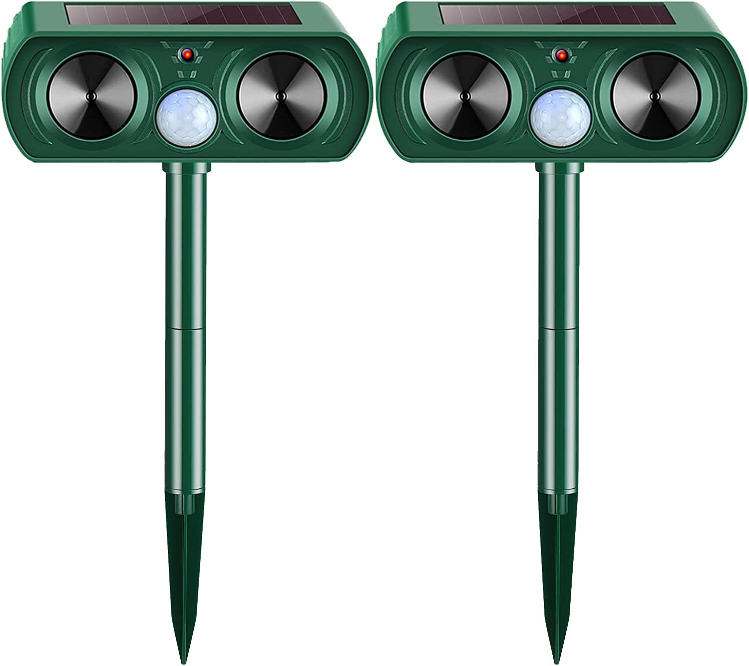 1x Ultrasonic Solar Cat Dog Repellent Fox Pest Scarer Deterrent Repeller Garden — image 5