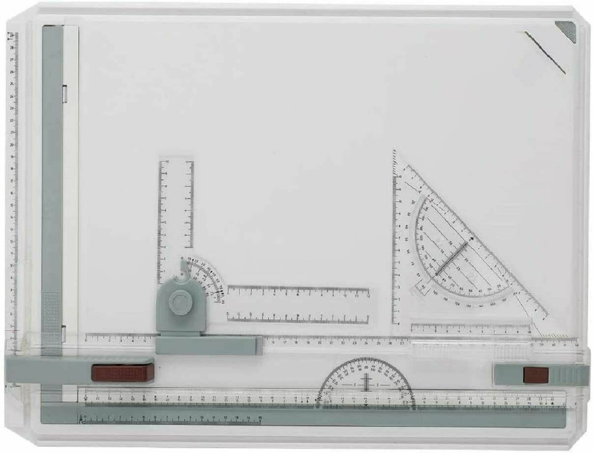 Engineering A3 Drawing Board Table Architects Technical Drafting Whiteboard Tool — image 8