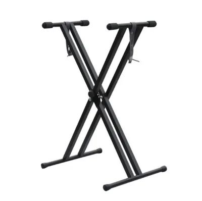 X-type Adjustable Double-tube Electronic Organ Rack Double-tube Keyboard Stand