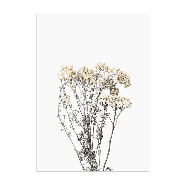 Nordic Small Plant Decoration Painting Canvas