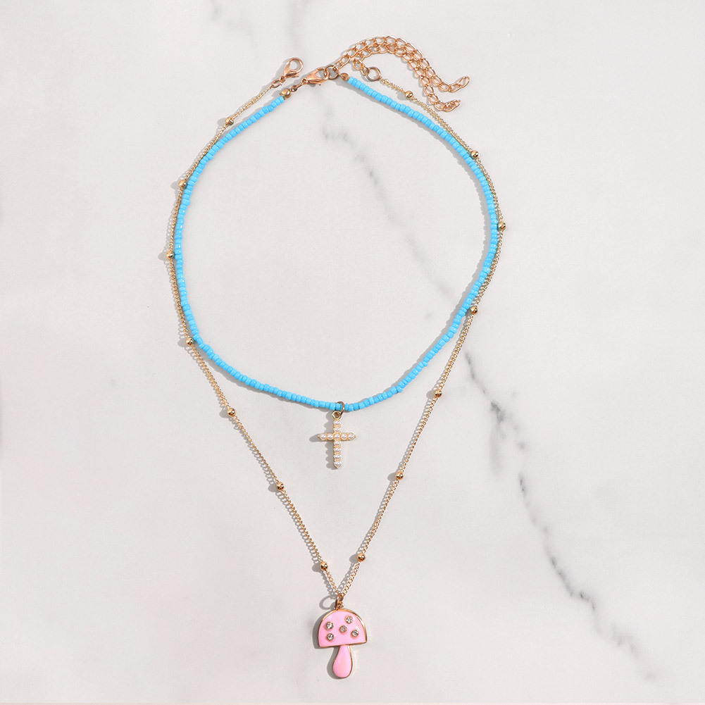 Layered Charm Necklace Set