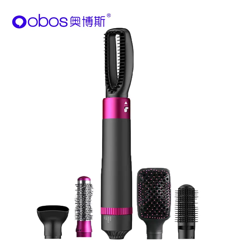 5-in-1 Hot Air Comb Curler Hair Dryer