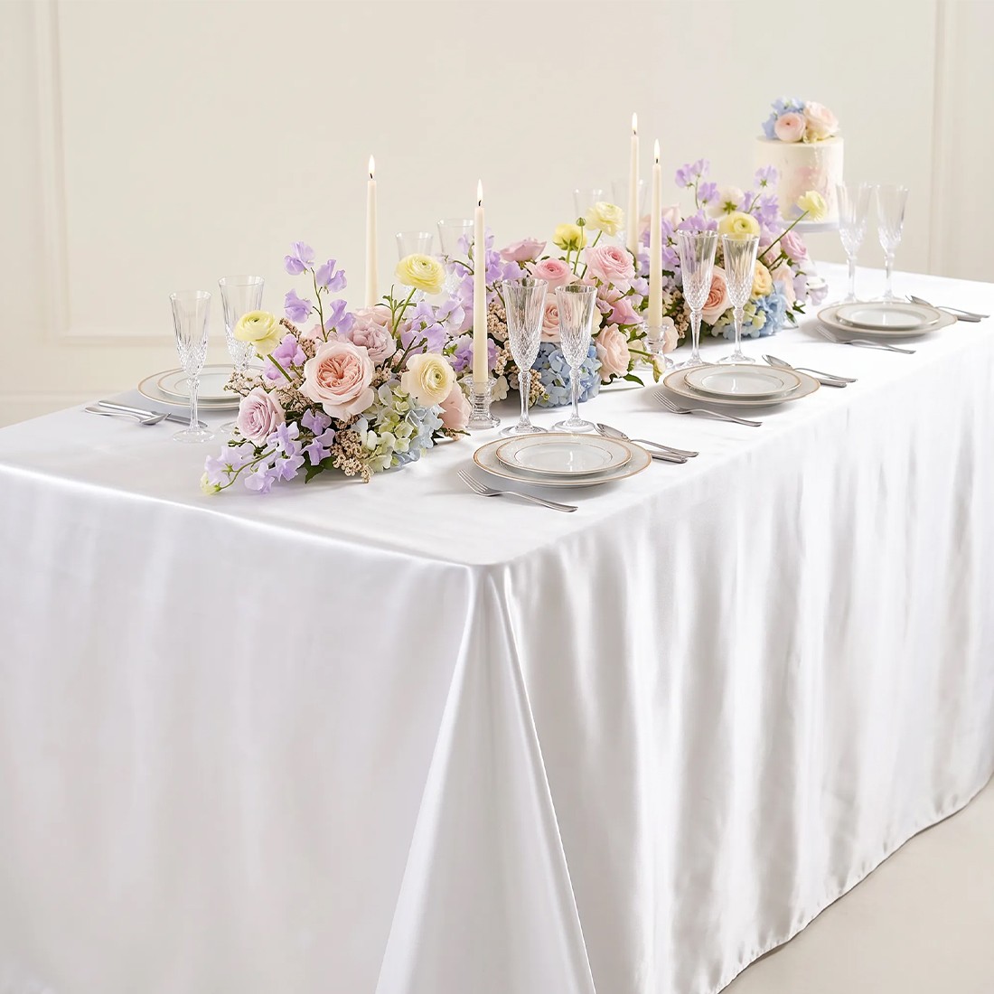 Tablecloth Table Cover Cloth Rectangular Rectangle Wedding — image 10